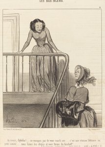 Viszlát, Ophelia!... ne hagyd ki... alkotó: Honoré Daumier