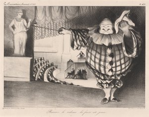 Engedd le a függönyt, vége a bohózatnak alkotó: Honoré Daumier