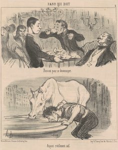 Nyálcsorgatva unatkozni alkotó: Honoré Daumier
