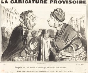 Ne beszélj róla, el vagyok borítva az agyamban... alkotó: Honoré Daumier