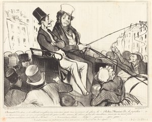 Bertrand, mondd meg, hogy csinálnának minket... alkotó: Honoré Daumier