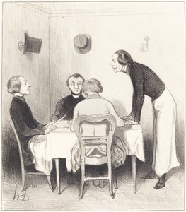 étterem sárgarépa alkotó: Honoré Daumier