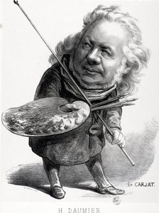 Honore Daumier (1808-1879) francia metsző, festő és szobrász rajzfilmje. Carjat-metszet (1828-1906). Mérete: 29,5x23 cm. Arbaud Múzeum. alkotó: Honoré Daumier