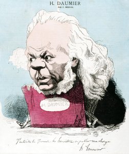 Honore Daumier (1808-1879) francia metsző, festő és szobrász rajzfilmje. P. Bernais metszete. Mérete: 33x30 cm. Arbaud Múzeum. alkotó: Honoré Daumier