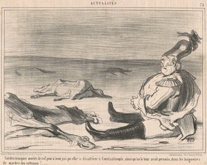 Kozák lovasok, akik szomjan haltak... alkotó: Honoré Daumier
