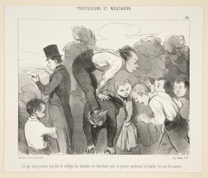 Ami ezt bizonyítja nekünk, az egyetemről alkotó: Honoré Daumier