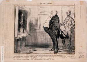 Ezek a Bons Parisiens- M. Prudhomme látogatják a műhelyeket ... alkotó: Honoré Daumier