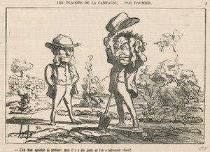 Jó kertészkedni alkotó: Honoré Daumier