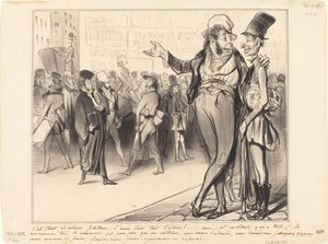 Ugyanolyan hízelgő, hogy ennyi diákot szereztem!... alkotó: Honoré Daumier