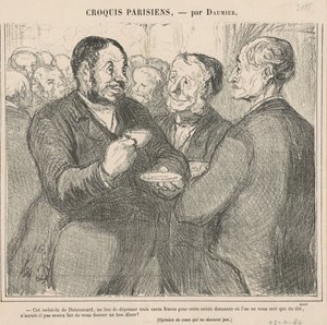 Az a hülye dubrancart... alkotó: Honoré Daumier
