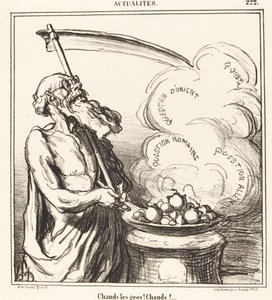 Nagy srácok dögösek! forró!... alkotó: Honoré Daumier