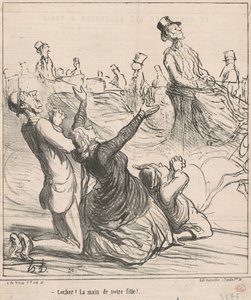 Jelölje be! A lányunk keze! alkotó: Honoré Daumier