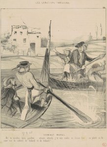 Harci haditengerészet alkotó: Honoré Daumier