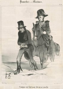 Miközben megvetjük az ágyunkat, lefekszünk alkotó: Honoré Daumier