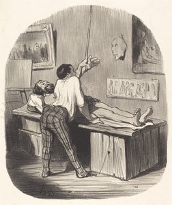 Hogy vette ezt Saint-Gervais... alkotó: Honoré Daumier