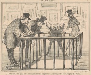 Hogy, ebben a pincében van az... alkotó: Honoré Daumier