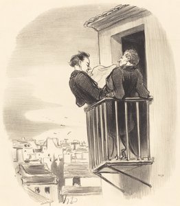 Hogyan értjük a párizsi spanyol erkélyt alkotó: Honoré Daumier