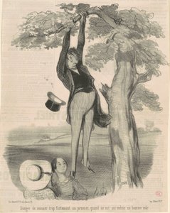 Túl erős rázás veszélye... Szilvafa alkotó: Honoré Daumier