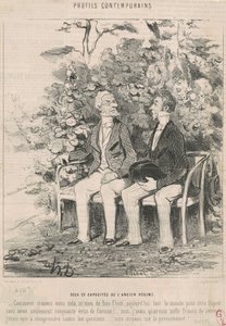 A régi rendszer két korábbi kapacitása alkotó: Honoré Daumier