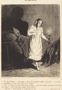 Mondd, Bichette... mire gondolsz... alkotó: Honoré Daumier