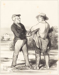 Mondja, elnök úr, lehetetlen megfogni a nyulat... alkotó: Honoré Daumier