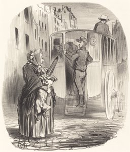 Bocsánat, Polgár... nem értek kutyát... alkotó: Honoré Daumier