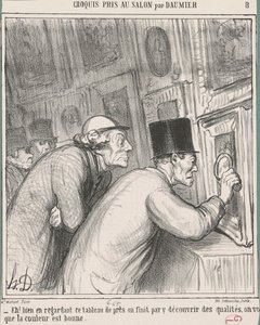Hé! Jól nézze meg ezt a táblázatot alkotó: Honoré Daumier