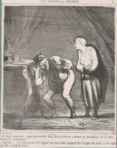 Hé! Nos... barátom, mire gondolsz? ... alkotó: Honoré Daumier