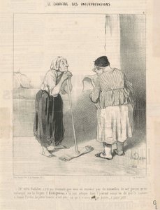 Hé! Godichet anya nem meglepő... alkotó: Honoré Daumier