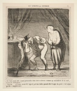 Hé! Nos, barátom, mit gondolsz, ha így kelsz fel? alkotó: Honoré Daumier