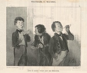 A hatodikosok retorikusokat akarnak játszani alkotó: Honoré Daumier