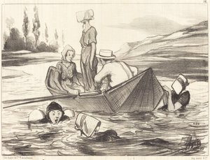 Teljes vízben alkotó: Honoré Daumier