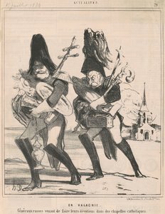 Valachiában alkotó: Honoré Daumier