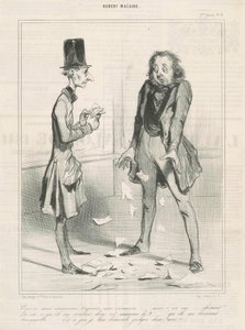 Még mindig a hitelezőim, mindig... alkotó: Honoré Daumier