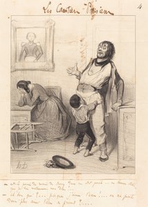 Megengedhető-e visszatérni... ilyen állapotban... alkotó: Honoré Daumier