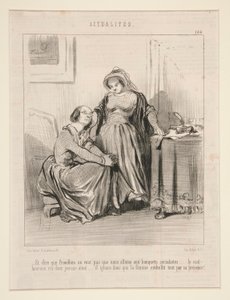 És azt mondani, hogy Proudhon nem akarja, hogy szocialista bankettekre menjünk alkotó: Honoré Daumier