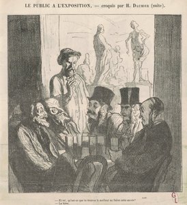 És te mit találsz jobbnak... alkotó: Honoré Daumier