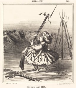 Karácsonyi ajándékok 1867-re alkotó: Honoré Daumier