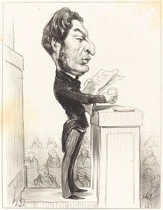 Eugene Rouher alkotó: Honoré Daumier