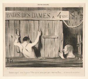 Mentség; pillantás alkotó: Honoré Daumier
