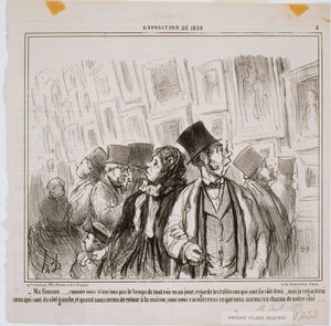 1859-es kiállítás – A feleségem… Ahogy nem tettük volna alkotó: Honoré Daumier