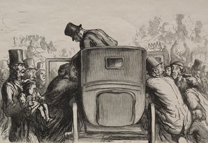 Univerzális kiállítás: A külföldi minden lehetőséget megtalál, hogy visszatérjen szállodájába alkotó: Honoré Daumier
