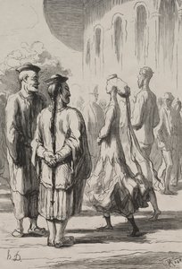 Világkiállítás: melyek a leginkább kínaiak. alkotó: Honoré Daumier