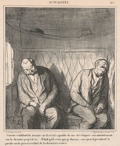 Május elseje, 1919 körül (akvarell) alkotó: Honoré Daumier
