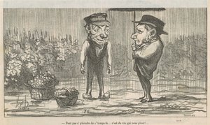 Ne panaszkodj az időjárás miatt... alkotó: Honoré Daumier