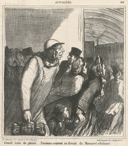 Szuper szórakoztató vonat alkotó: Honoré Daumier