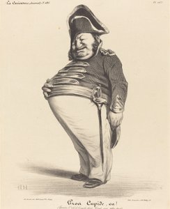 Nagy Cupido, hajrá! alkotó: Honoré Daumier