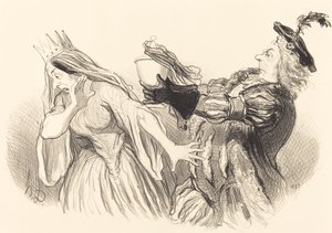 Hamlet alkotó: Honoré Daumier