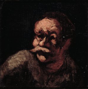 Egy férfi feje alkotó: Honoré Daumier
