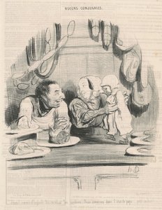 Eh! ahogy a cervelákat nézi... alkotó: Honoré Daumier